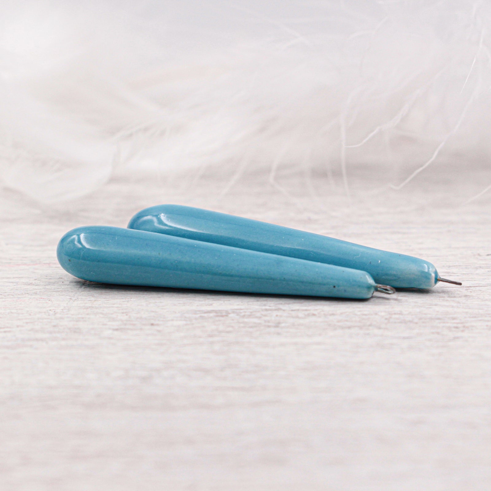 Ceramic charms for jewelry making handmade in France by Alain Granell