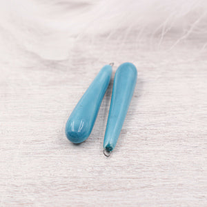 Ceramic charms for jewelry making handmade in France by Alain Granell