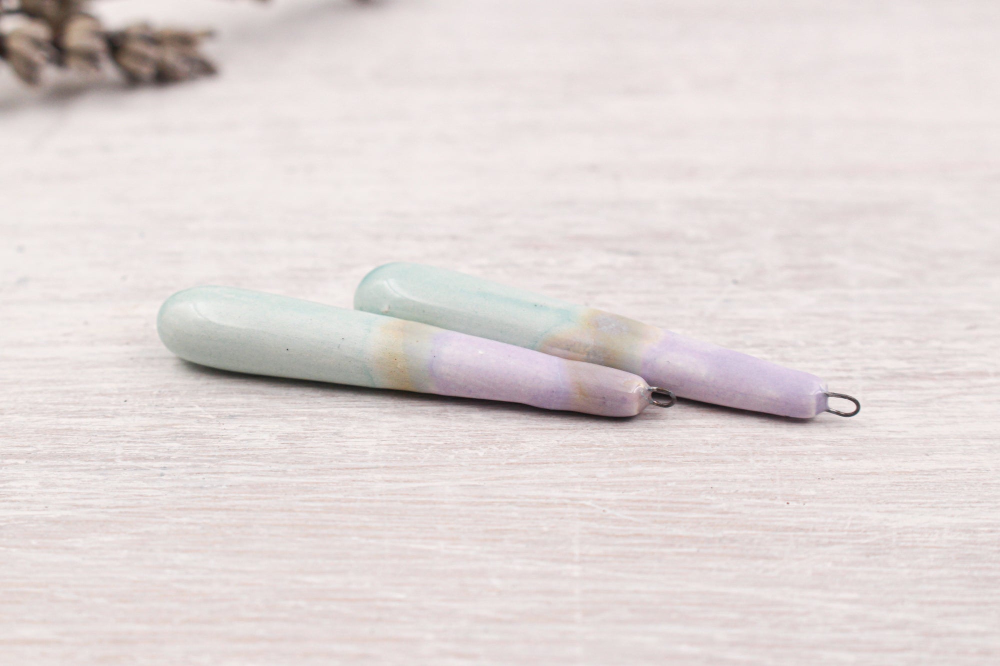 Ceramic Charms for Jewelry and Accessories Making handmade in France by Alain Granell