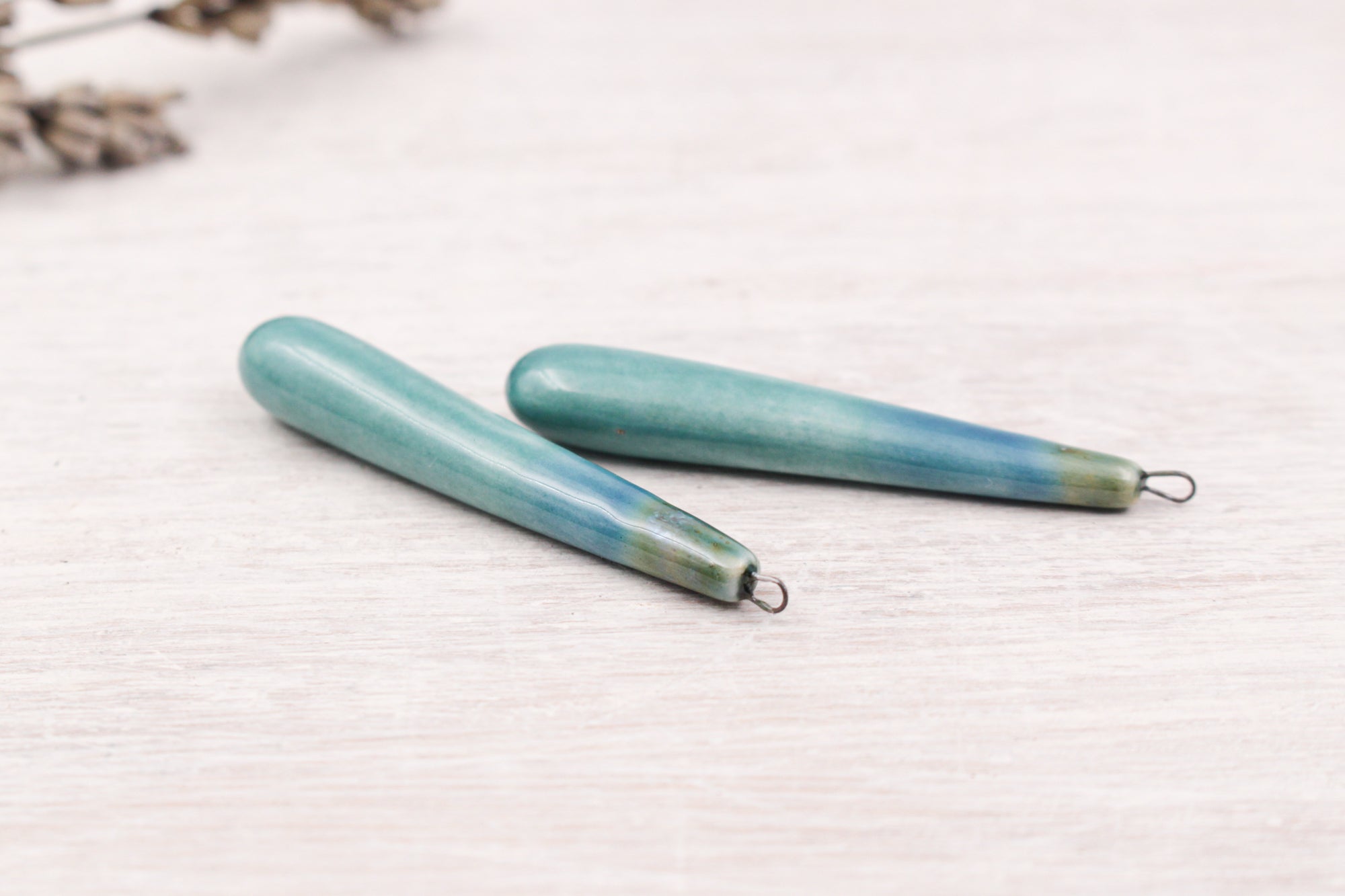 Ceramic Charms for Jewelry and Accessories Making handmade in France by Alain Granell