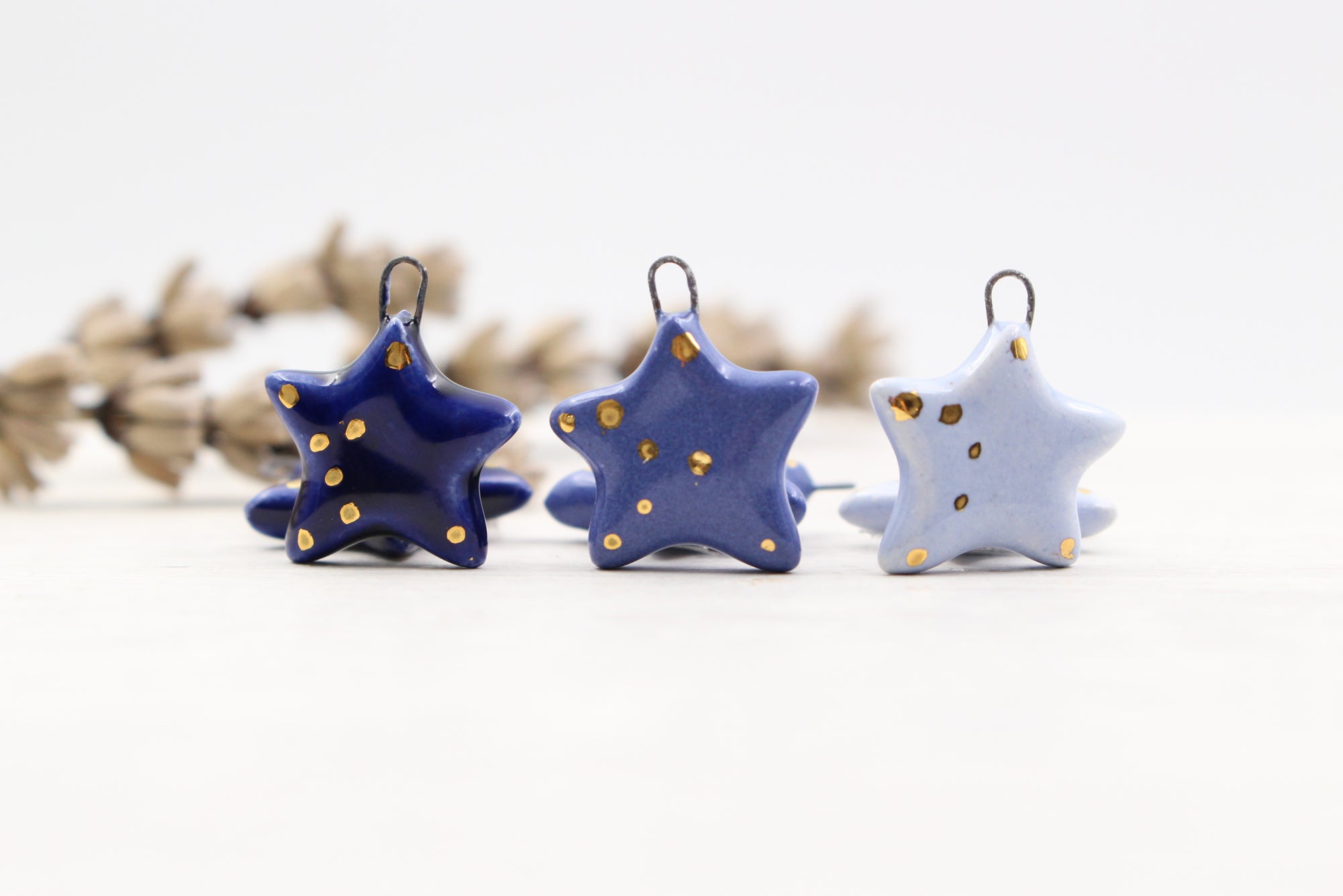 Ceramic Charms for Jewelry and Accessories Making handmade in France by Alain Granell