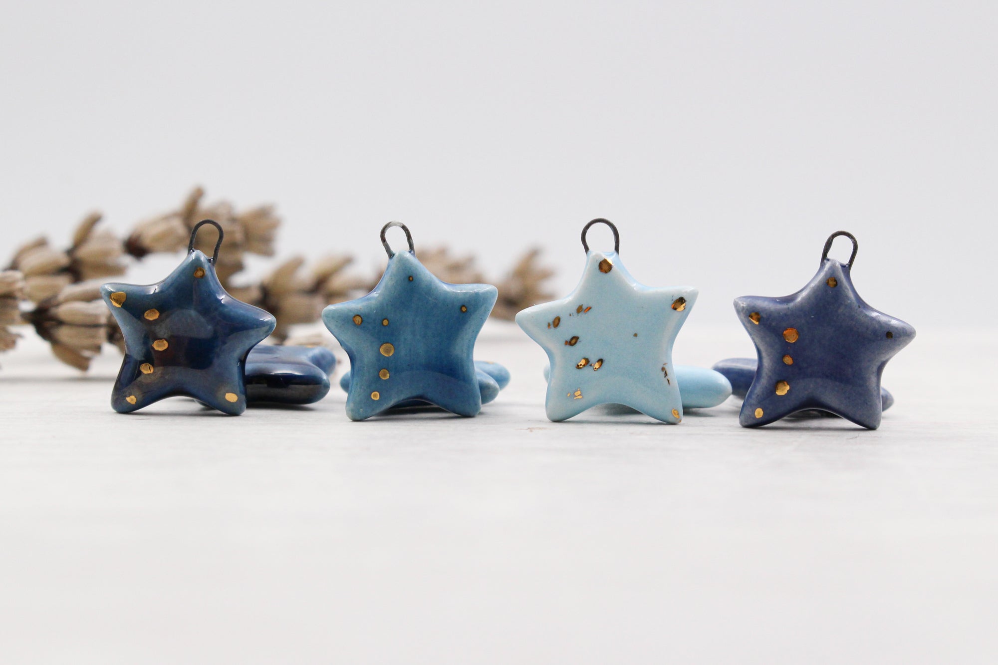 Ceramic Charms for Jewelry and Accessories Making handmade in France by Alain Granell