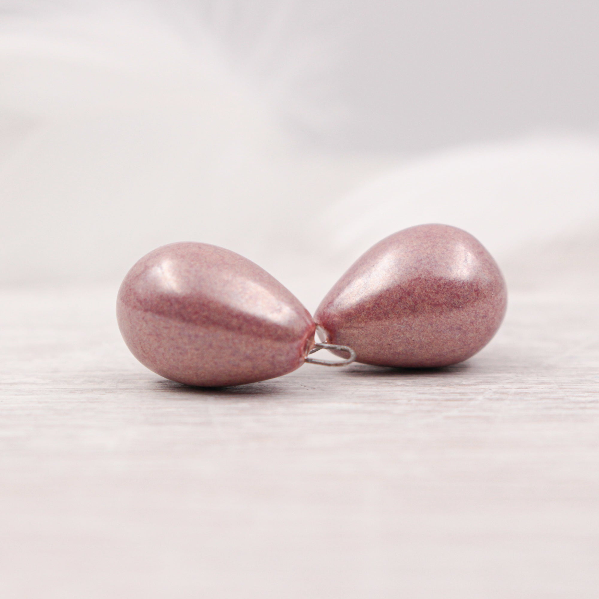 Ceramic charms for jewelry making handmade in France by Alain Granell