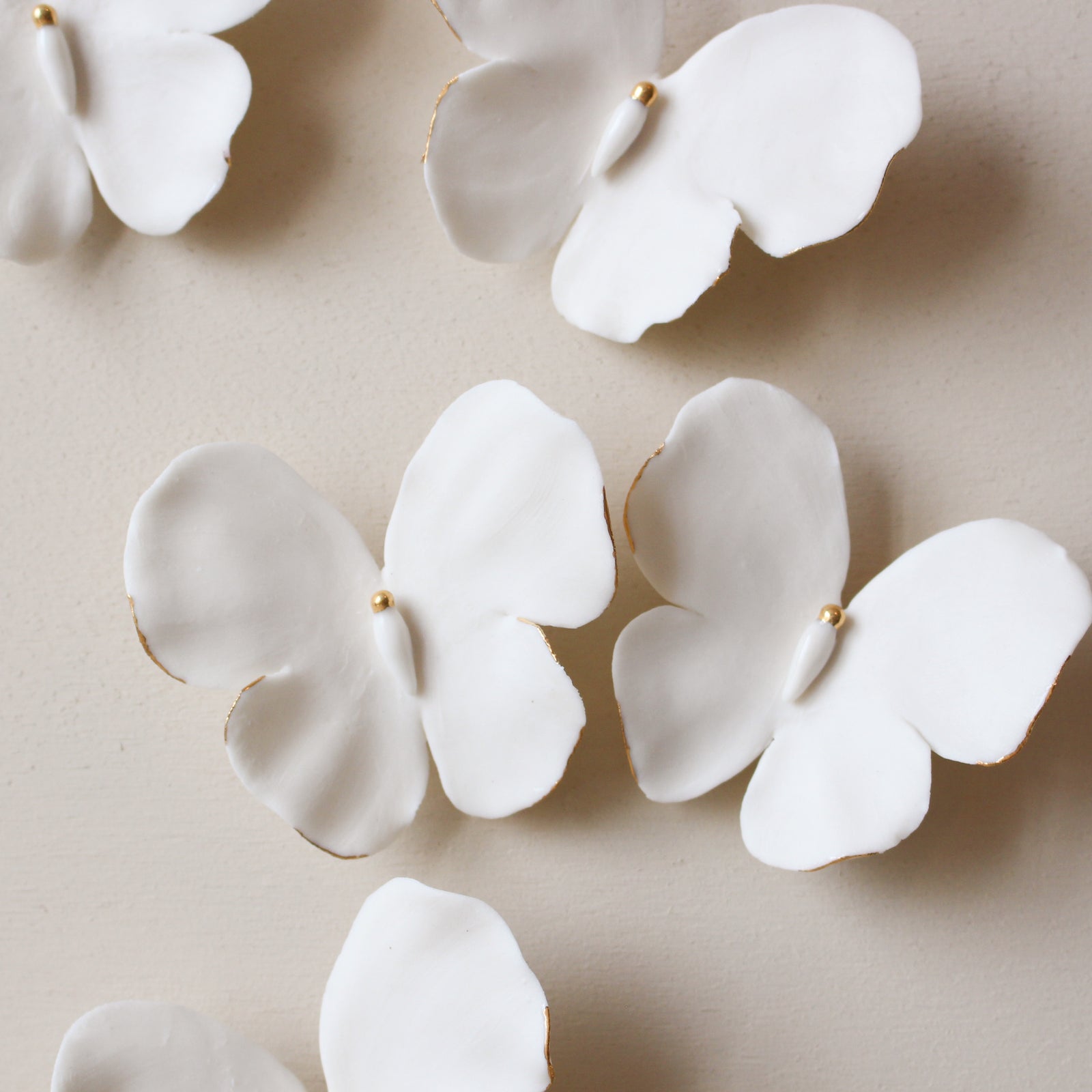 Porcelain Butterfly Wall Art by Alain Granell