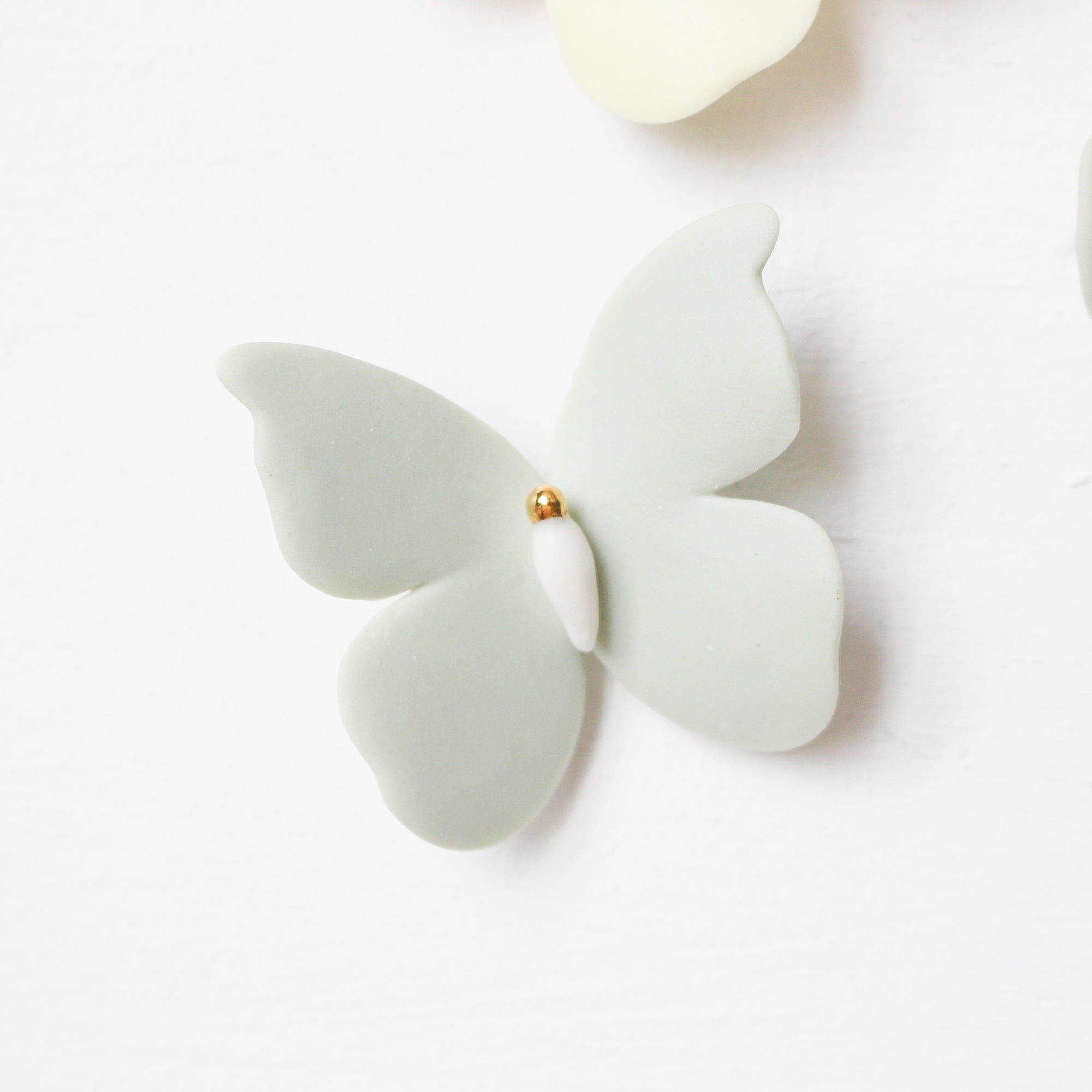 Mini Rainbow Wall Decor of Porcelain Butterflies by Alain Granell