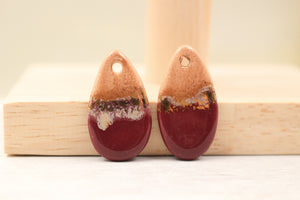 Ceramic and Gold Charms for Jewelry and accessories handmade in France by Alain Granell