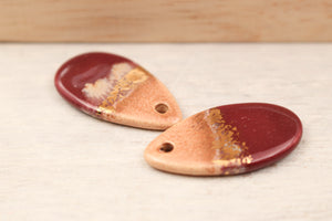 Ceramic and Gold Charms for Jewelry and accessories handmade in France by Alain Granell