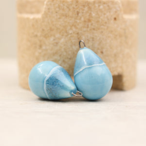 Ceramic Charms for Jewelry and Accessories Making handmade in France by Alain Granell