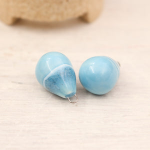 Ceramic Charms for Jewelry and Accessories Making handmade in France by Alain Granell