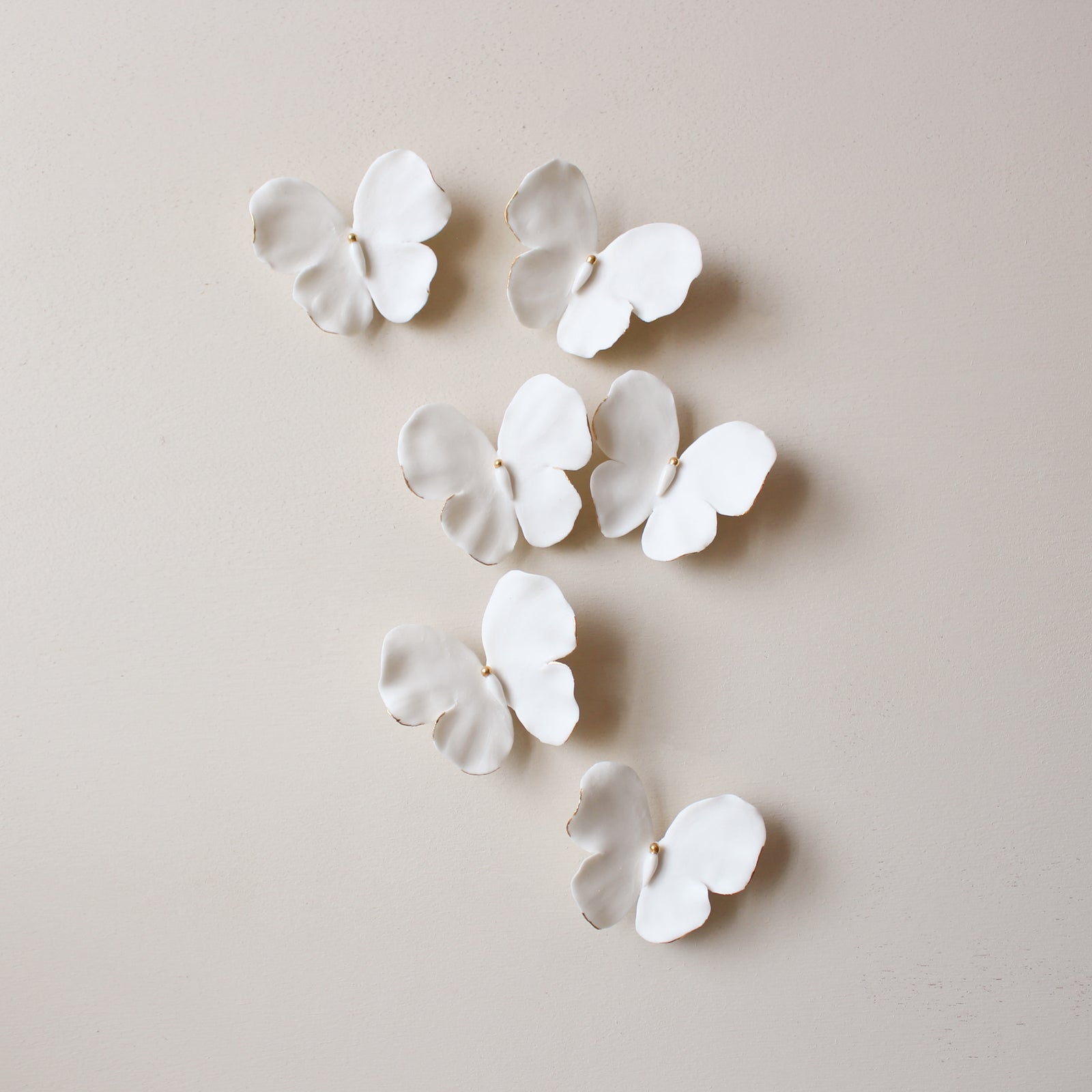 Porcelain Butterfly Wall Art by Alain Granell