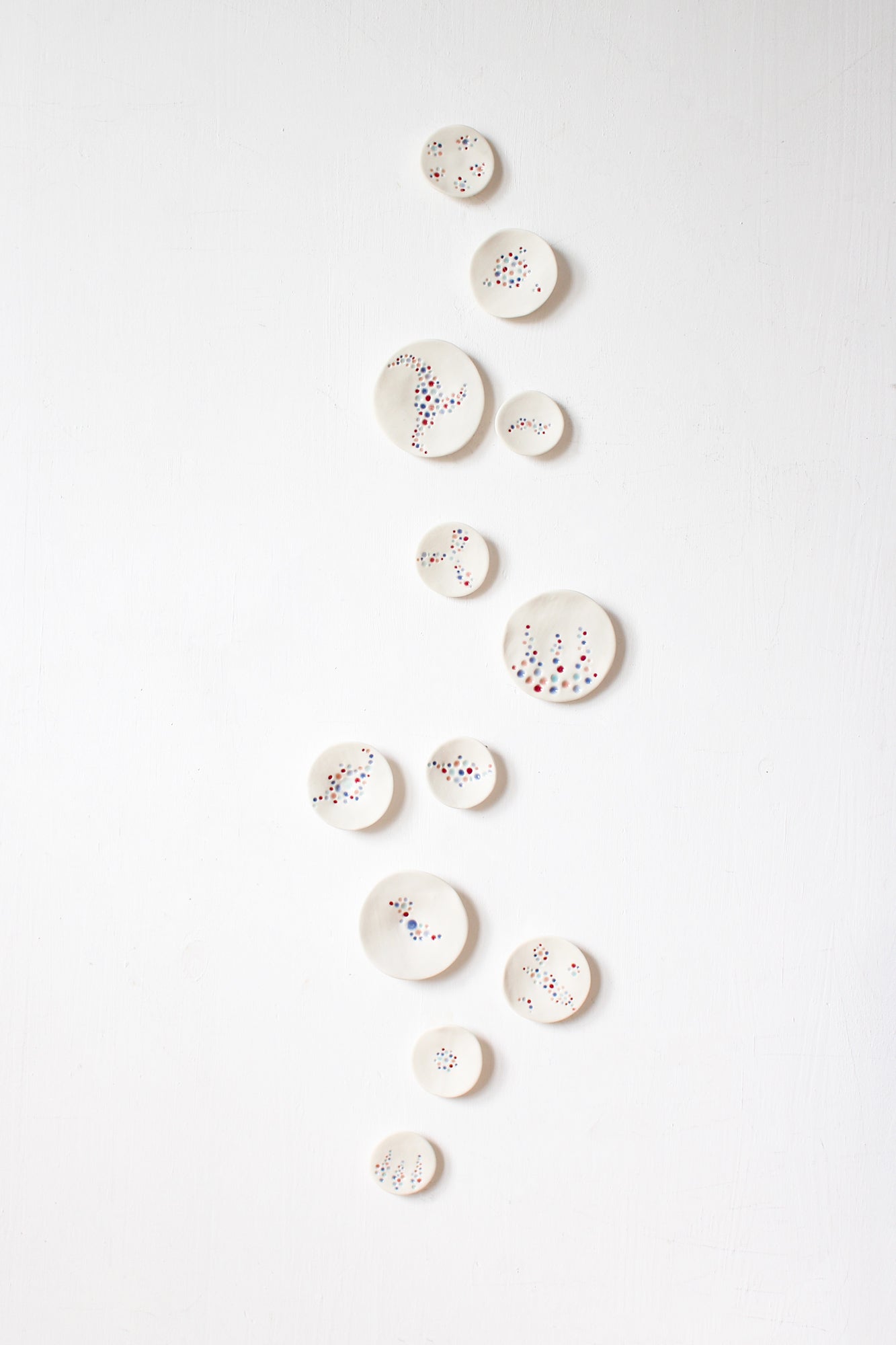 Contemporary Porcelain Bubble Wall Art handmade by Alain Granell