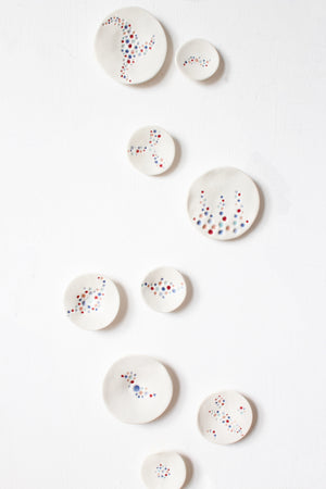 Contemporary Porcelain Bubble Wall Art handmade by Alain Granell