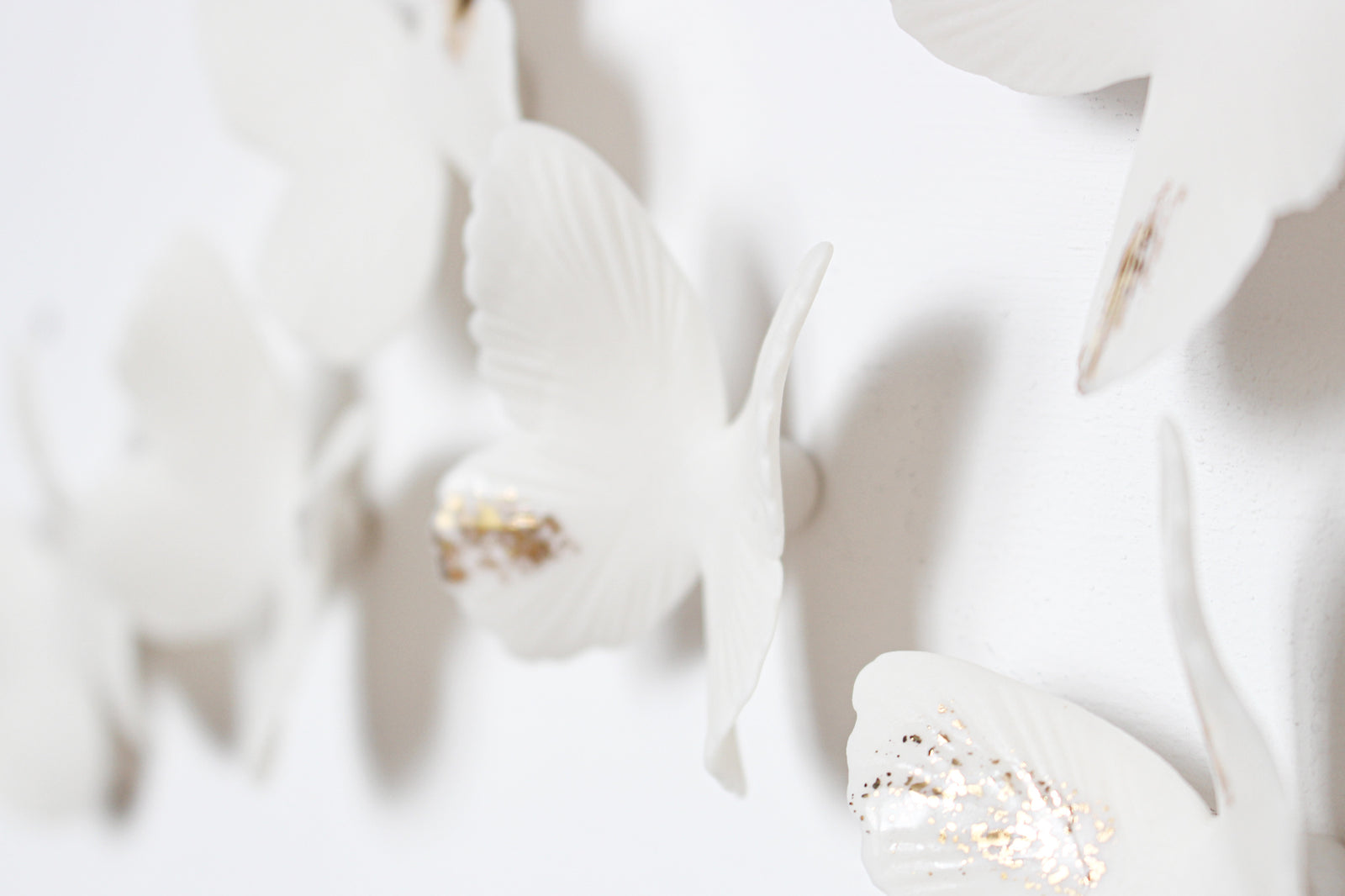 Silhouette Porcelain Butterfly Wall Art by Alain Granell