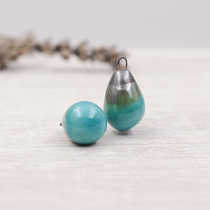 Ceramic Charms for Jewelry and Accessories Making handmade in France by Alain Granell