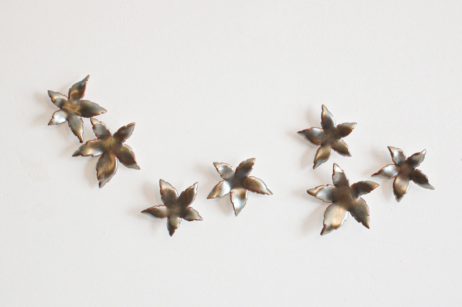 Ceramic leaves by Alain Granell