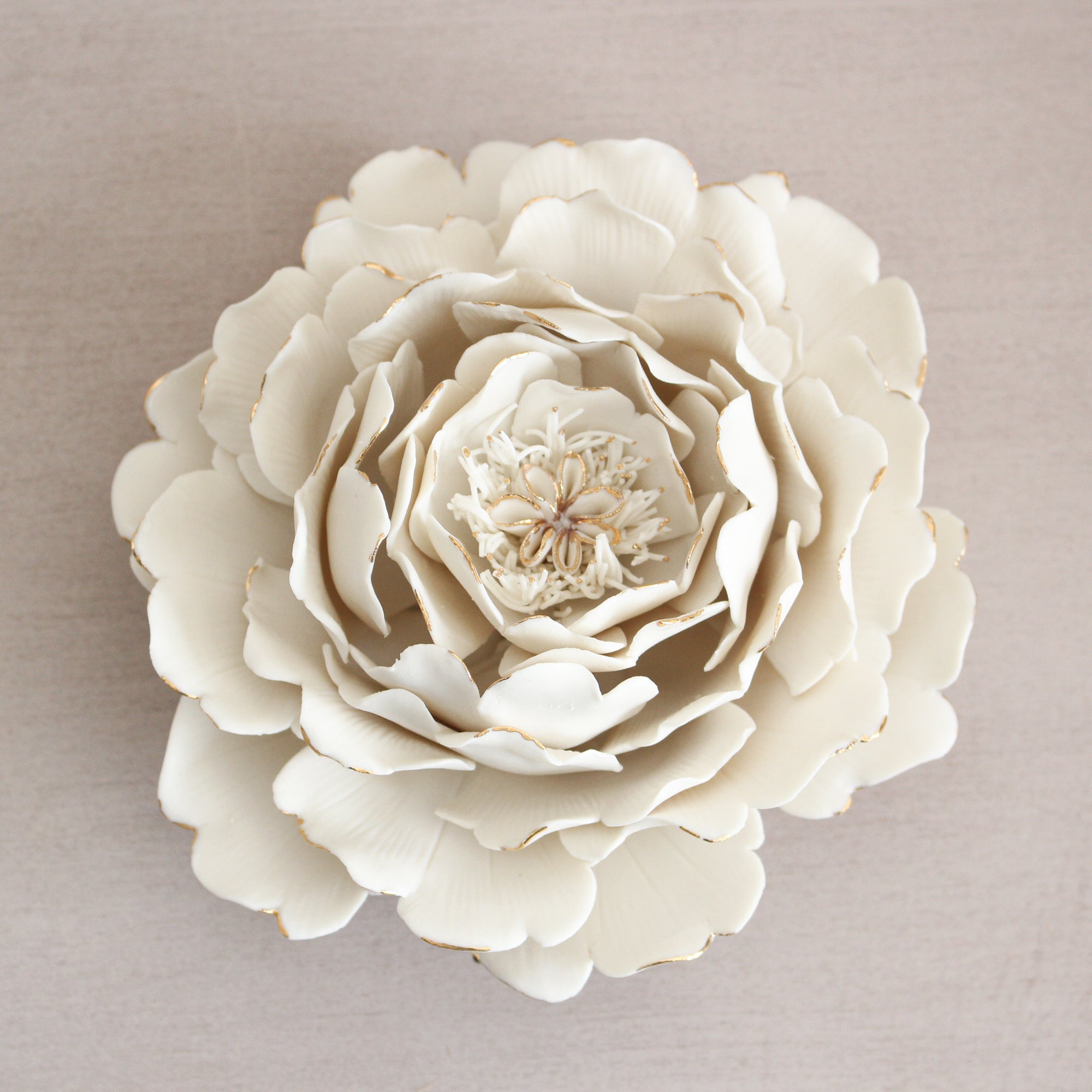 Porcelain Peony Interior Decoration