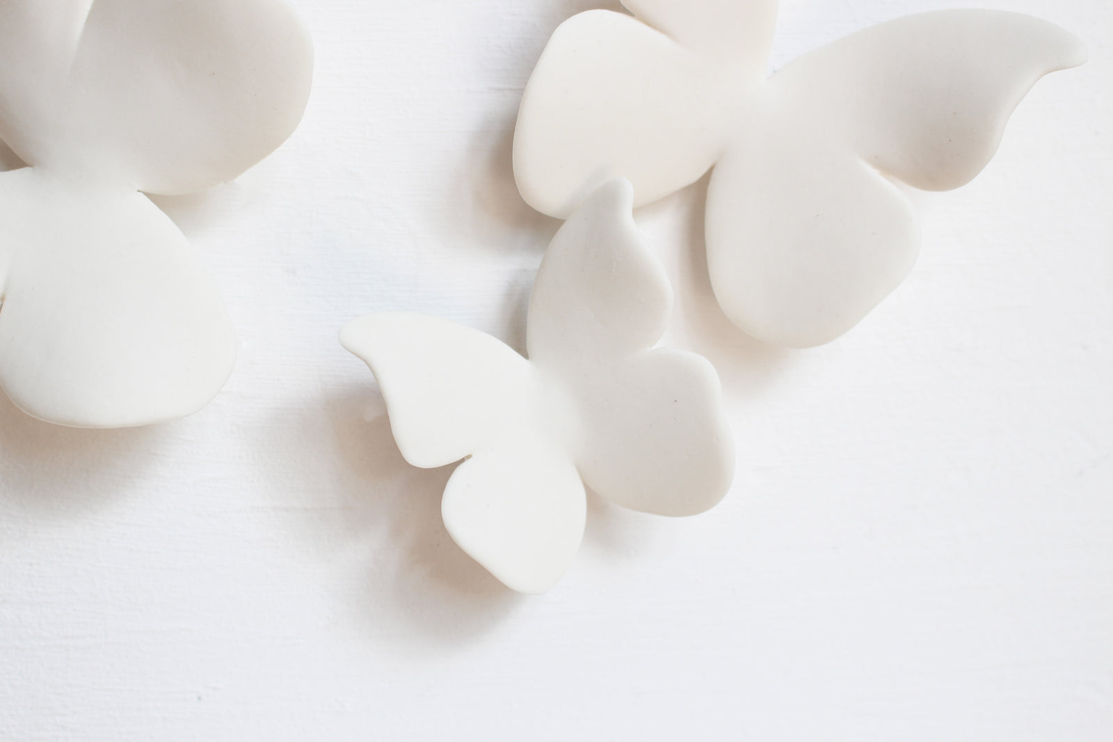 Classic Ceramic Butterfly Wall Art Handmade in France by Alain Granell