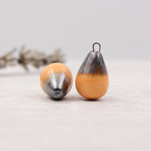 Ceramic Charms for Jewelry and Accessories Making handmade in France by Alain Granell