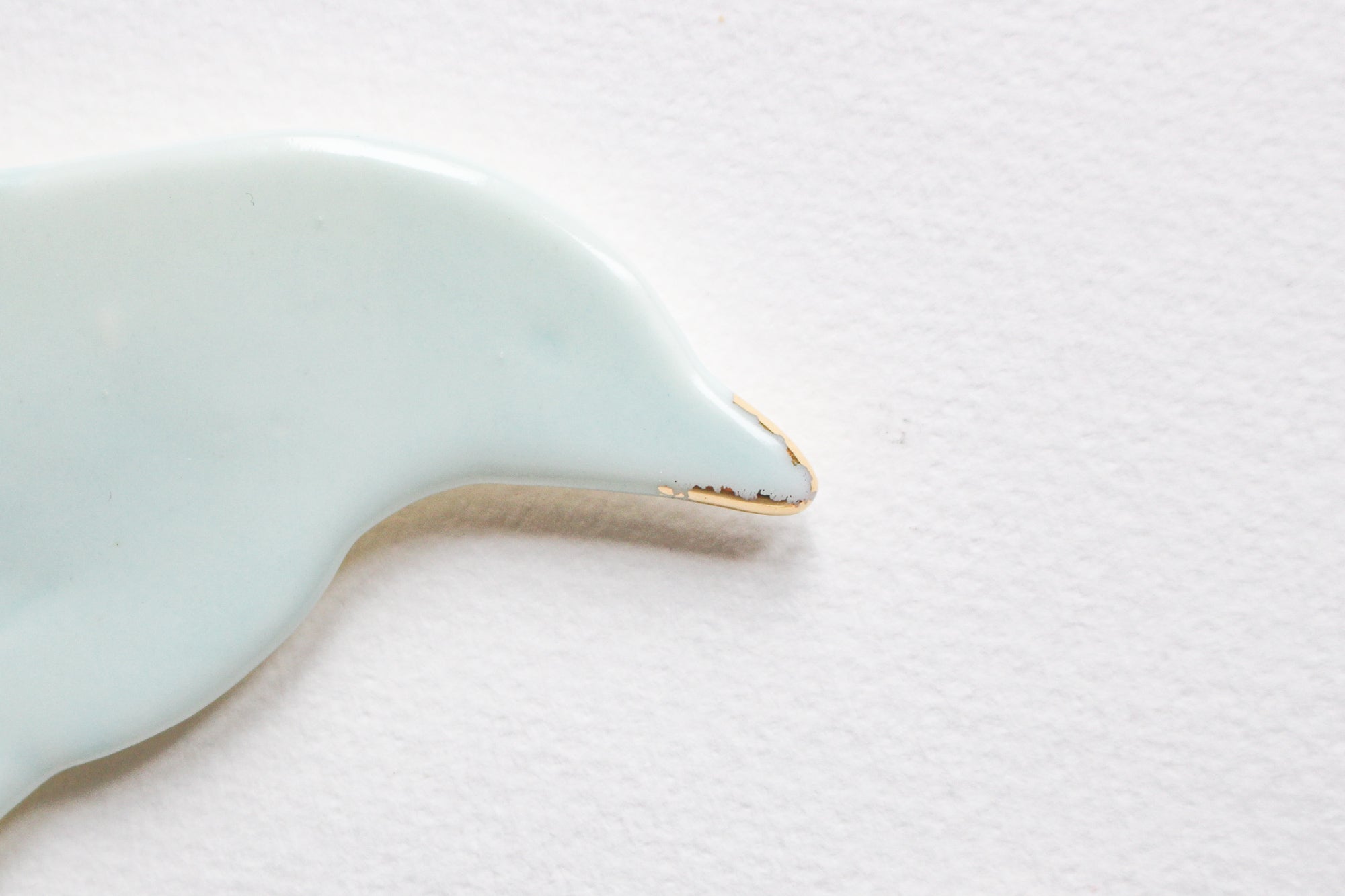 5 Celadon Porcelain Dolphins