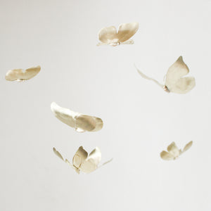 7 Brass Hanging Butterflies