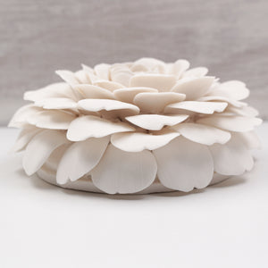 Large Porcelain Camellia - Handmade Porcelain Flower for Interior and Event Decoration - Made in France by Alain Granell 