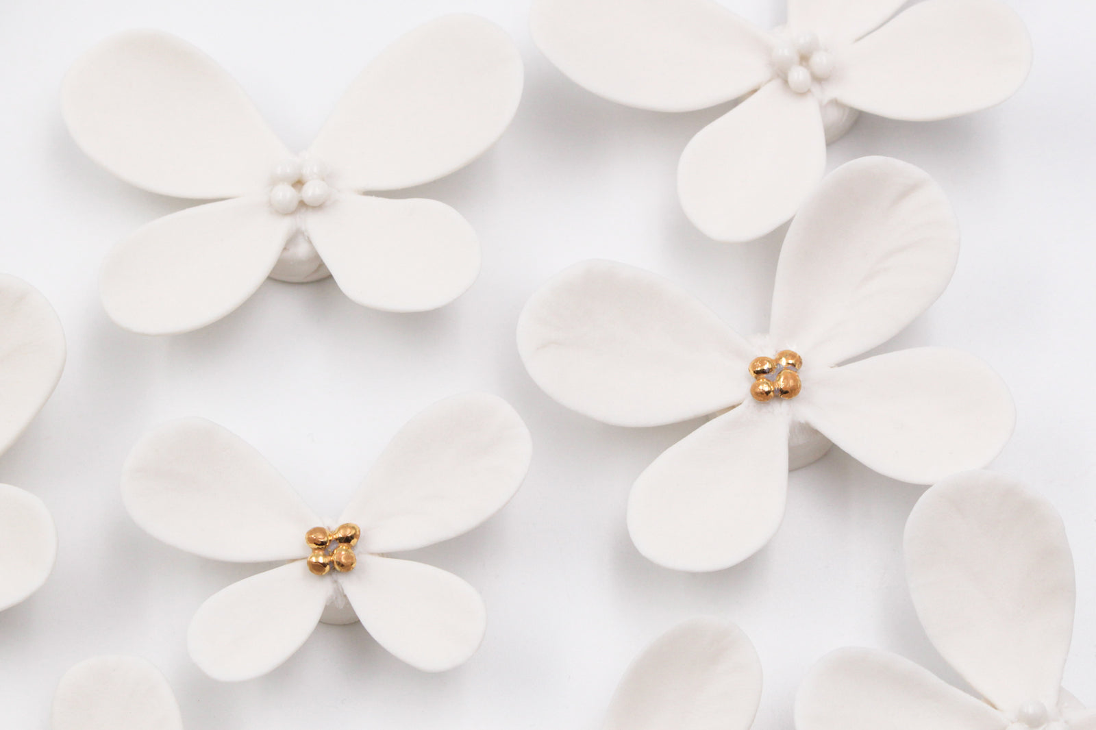 Wall Decor of Porcelain Hydrangeas - Handmade Porcelain Flowers for Interior and Event Decoration - Made in France by Alain Granell – Home and Wall Decoration