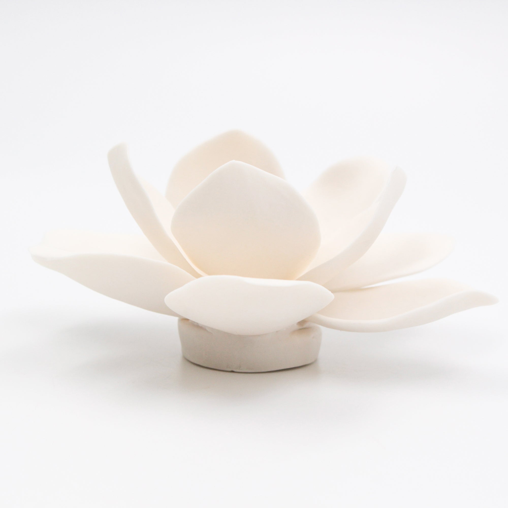 Golden Porcelain Magnolia- Handmade Porcelain Flower for Interior and Event Decoration - Made in France by Alain Granell – Home and Wall Decoration